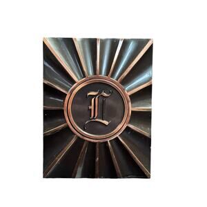 MCM Hyde Park LE Monogram Vtg 50s Copper Bronze Bookend